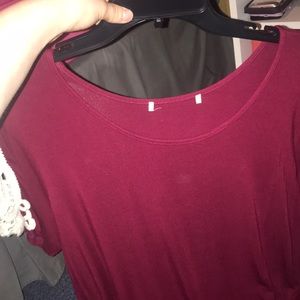 Maroon Blouse